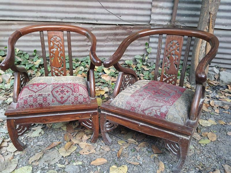 Wooden Sofa Chairs for sale 1