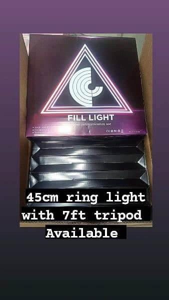 45cm ringlight with 7ft tripod best quality 0