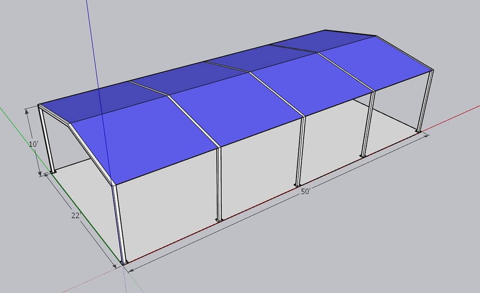 Parking Shed with iron structure,Tensile steel structure prefab homes 3
