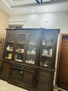 Royal furniture Gujrat se pure wood se bna hua showcase…03036650575