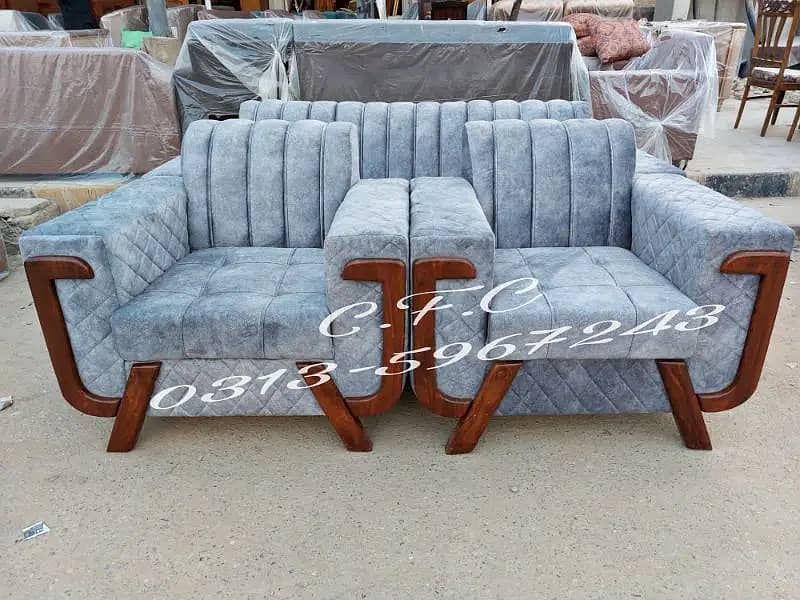 New Design sofa set for sale in karachi - L Shape sofa - sofa cumbed 2