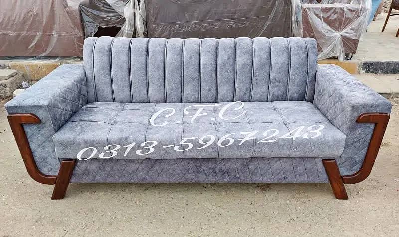 New Design sofa set for sale in karachi - L Shape sofa - sofa cumbed 3