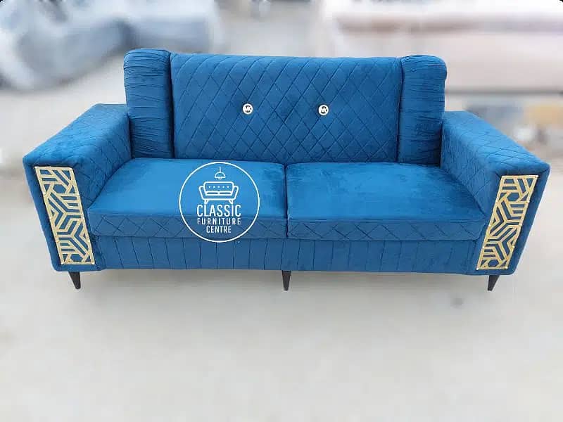 New Design sofa set for sale in karachi - L Shape sofa - sofa cumbed 12