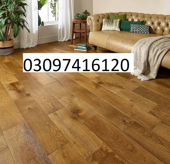 Wooden Floor | vinyl Flooring | Carpet tiles - Mate and Gloss finish 11