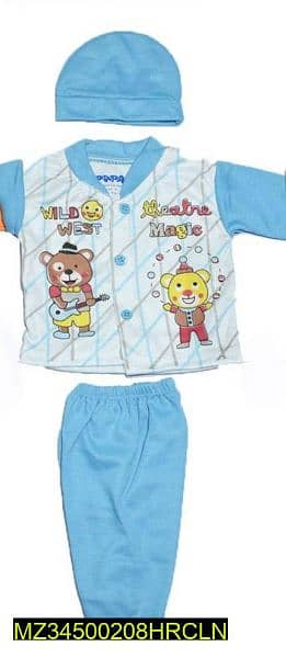 New burn baby pack of 3 shirts and trouser. 1
