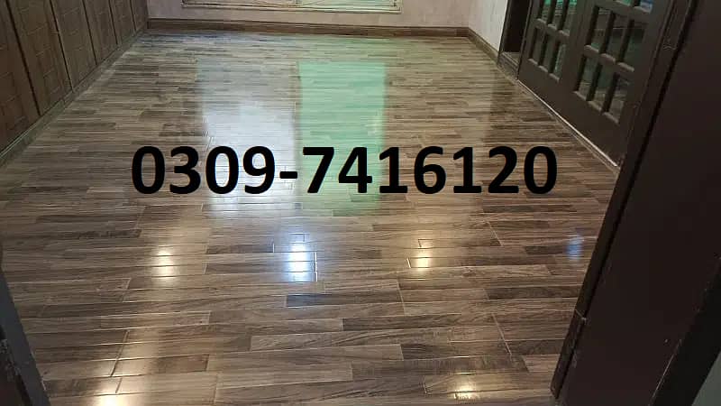 Wooden floor Vinyl floor Carpets Gym flooring & SPC floor in Lahore 5