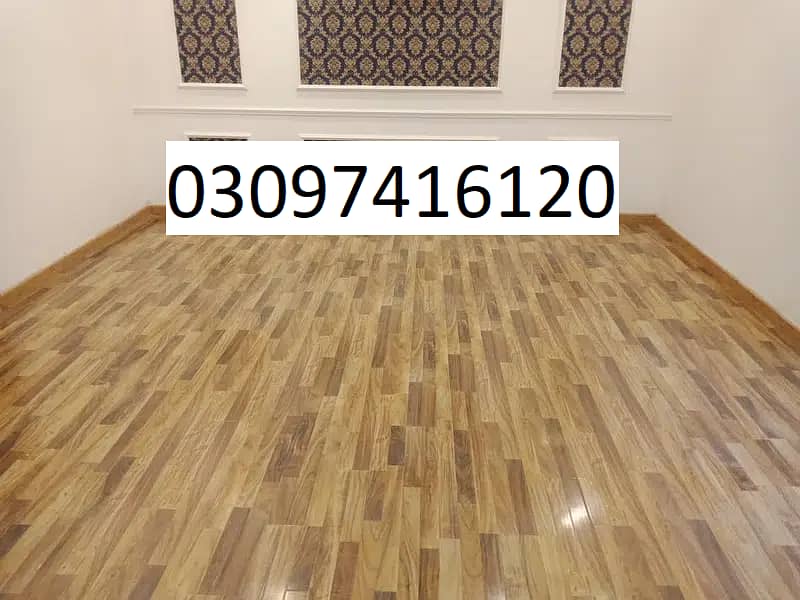 Wooden floor Vinyl floor Carpets Gym flooring & SPC floor in Lahore 11