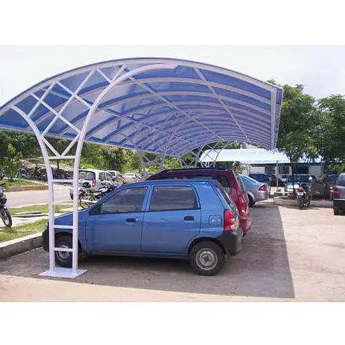 fiber shed / fiberglass shed / fiber glass shed / parking shade / shed 3