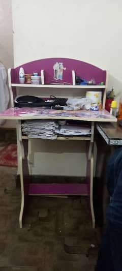 Pink Study Table