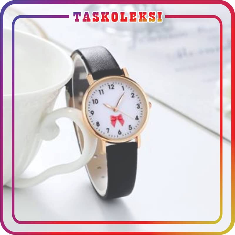 IMPORTED Wholesale Women'S Fashion Casual Simple Round Dial Bow Quartz 1