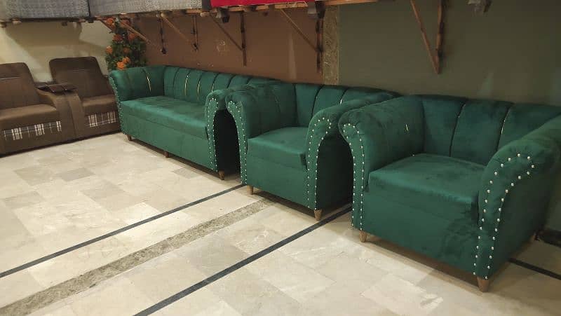 sofa set available in reasonable price. 1