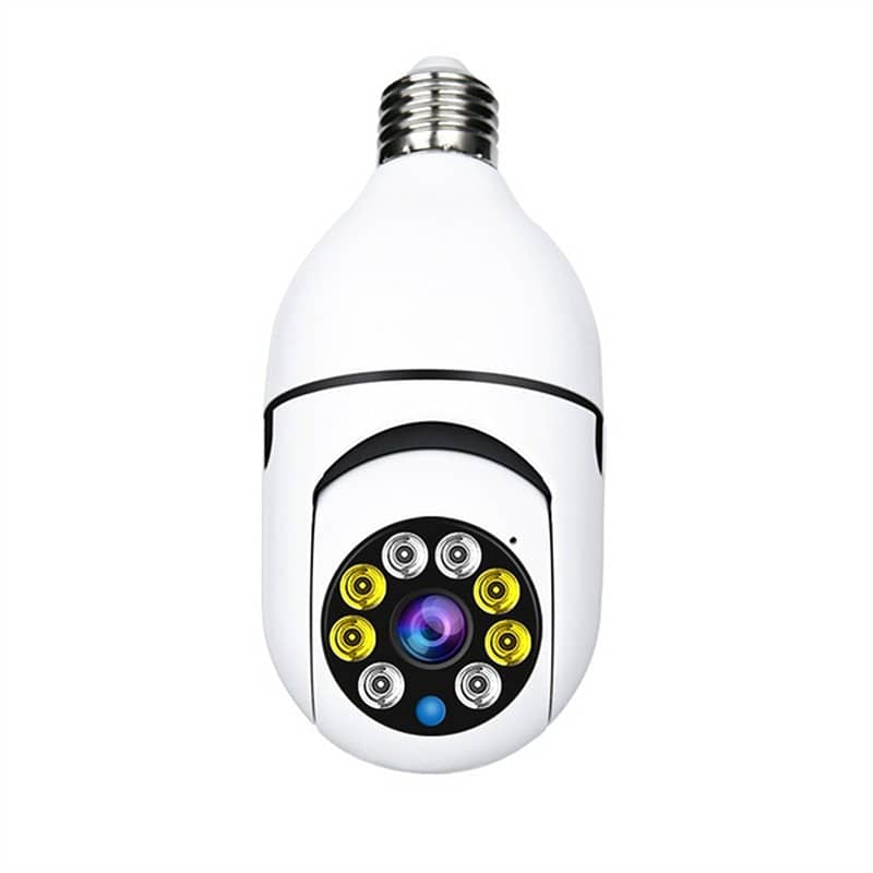 Speed-X Bulb Camera 1080p Wifi 360 Degree Panoramic Night Vision Two-W 0