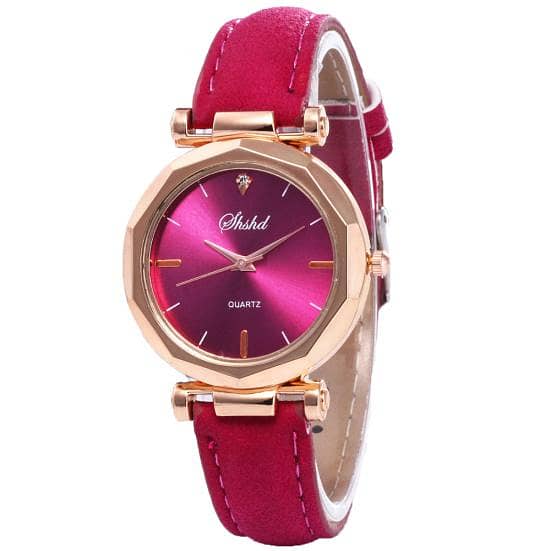 Imported Women Rhinestones Quartz Soft Wrist Watch (10 Beautifull Colo 8