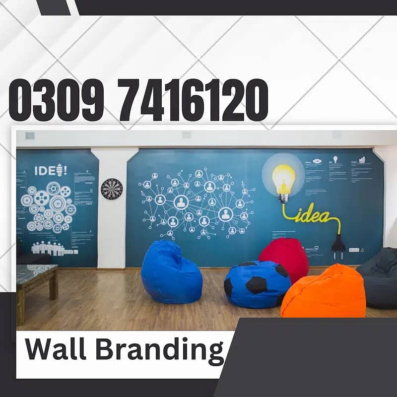 Customized Wallpaper | 3D Wallpaper | Wall Branding | Office Wallpaper 18