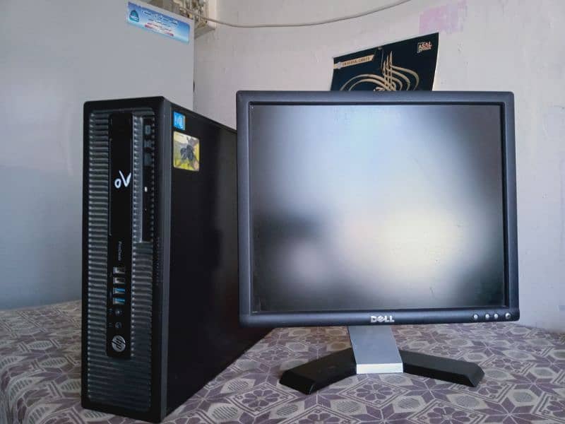 desktop computer and LCD 2