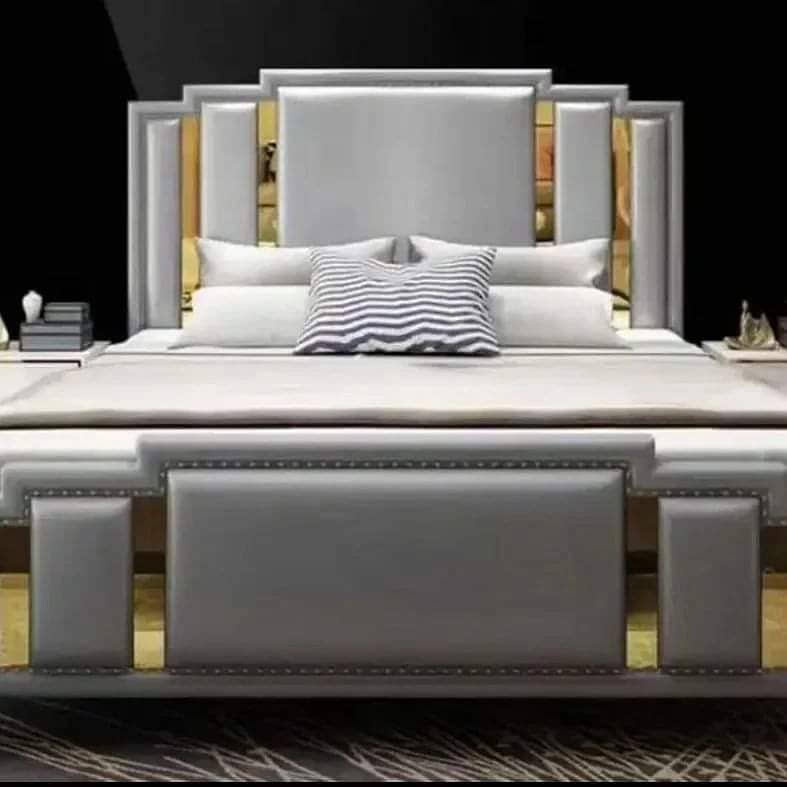 bed,double bed,king size bed,bed set,poshish bed,cushion bed/for sale 2