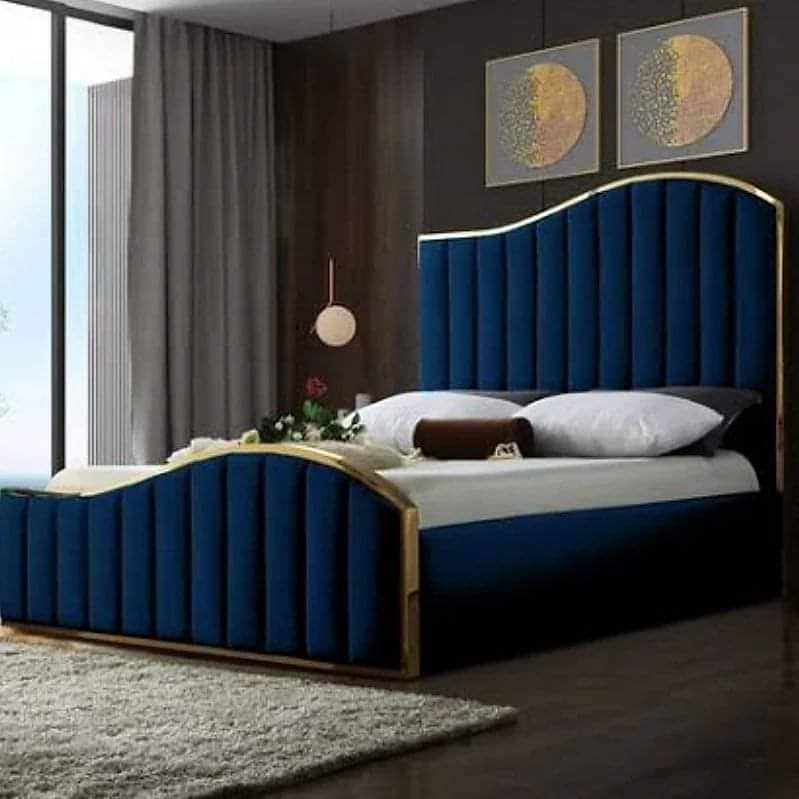 bed,double bed,king size bed,bed set,poshish bed,cushion bed/for sale 10