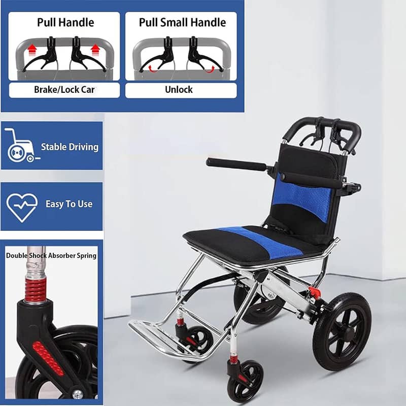 Wheelchair | Travelling Wheelchair For Hajj | Electric Wheelchair 2