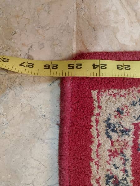 Red color  long carpet 93 inch lambai , 1