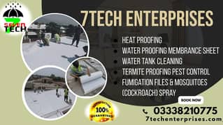 Roof Water Proofing | Roof Heat Proofing | Water Tank Cleaning | 0