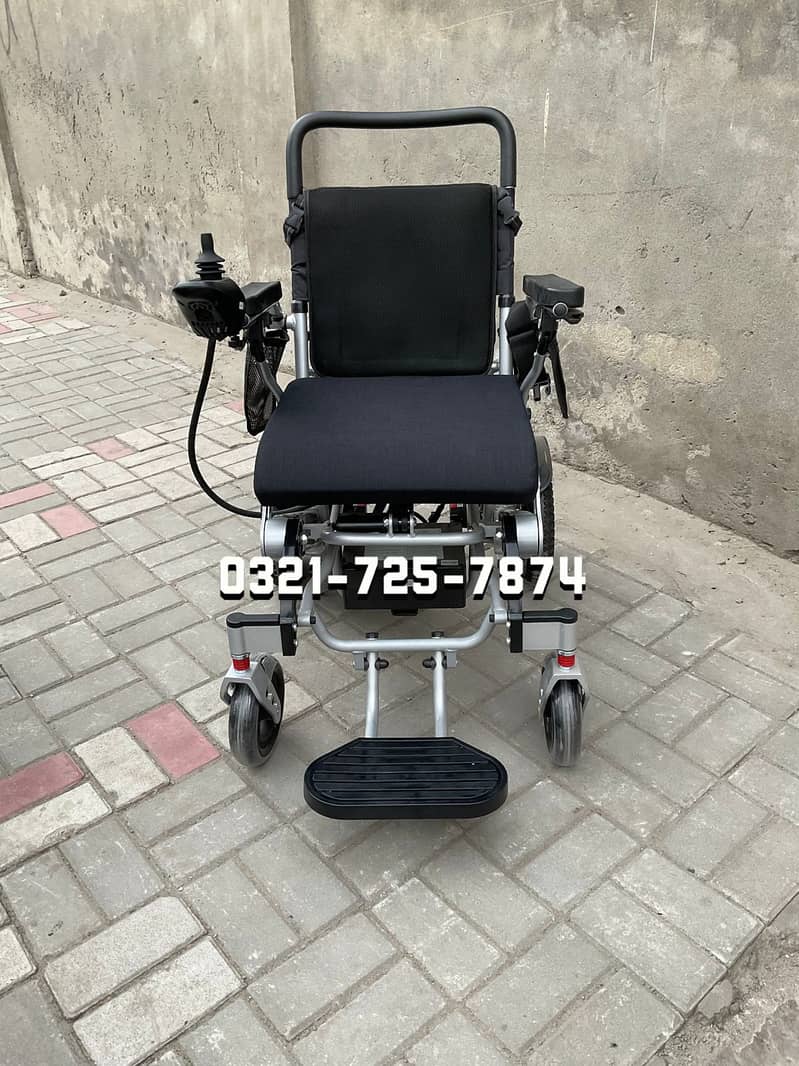 Electric wheel chair / patient wheel chair / aero base varient wheel 6