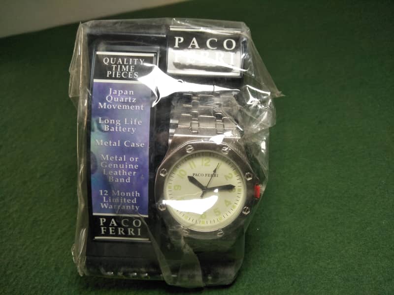 Paco Ferri original Quartz Japan Men's Watches 4
