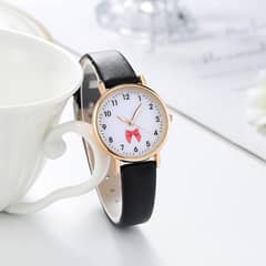 Wholesale Women'S Fashion Casual Simple Round Dial Bow Quartz Watch