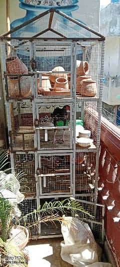 birds or hen cage 4portion
