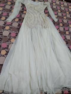 off white Very long maxi