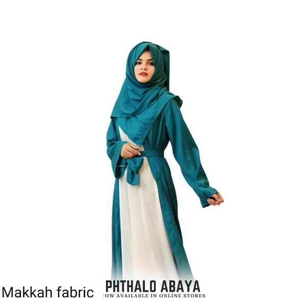 New Blue coloured Abaya 1