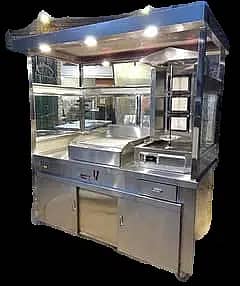shawarma counter, burger counter, BBQ counter, grill counter All Fryer 3