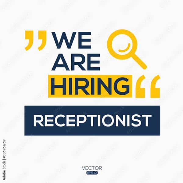 Female Receptionist Required 0