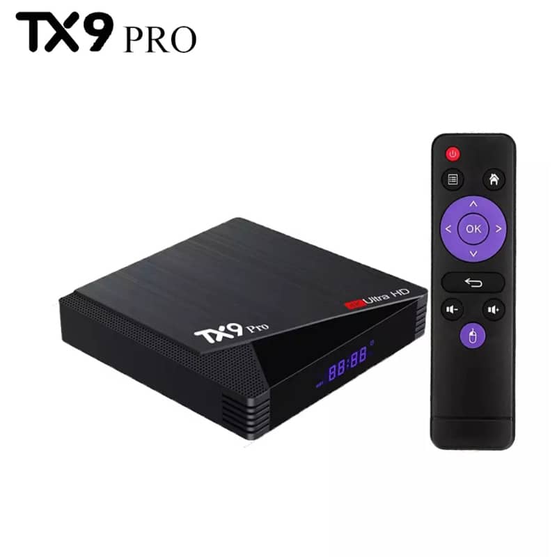 TX9 PRO set top box 4K HD 2.4G&5G WIFI 8+128GB H313 Android 10 TV BOX 4