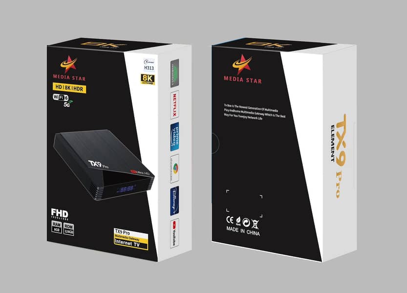 TX9 PRO set top box 4K HD 2.4G&5G WIFI 8+128GB H313 Android 10 TV BOX 10