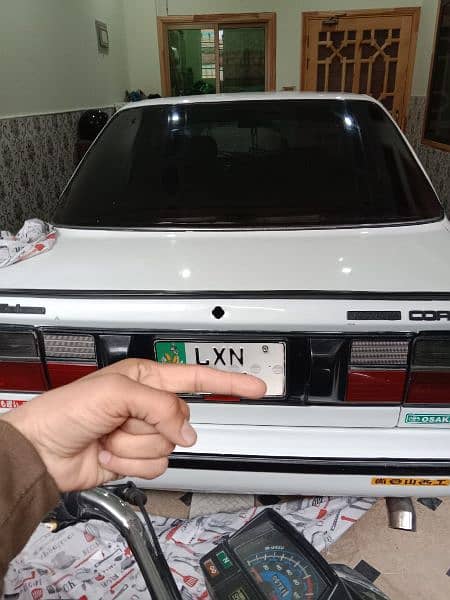 Corolla 88 Lahore number 14