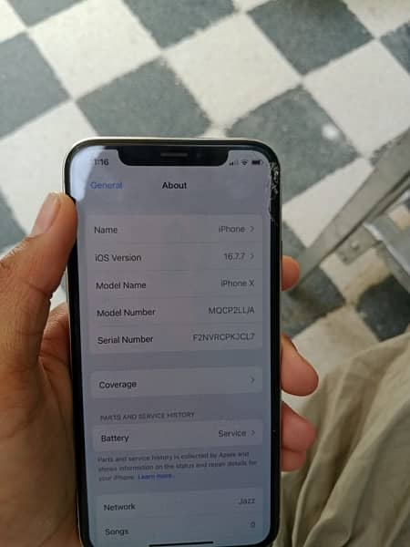 iPhone X pta approved 256 gb 2