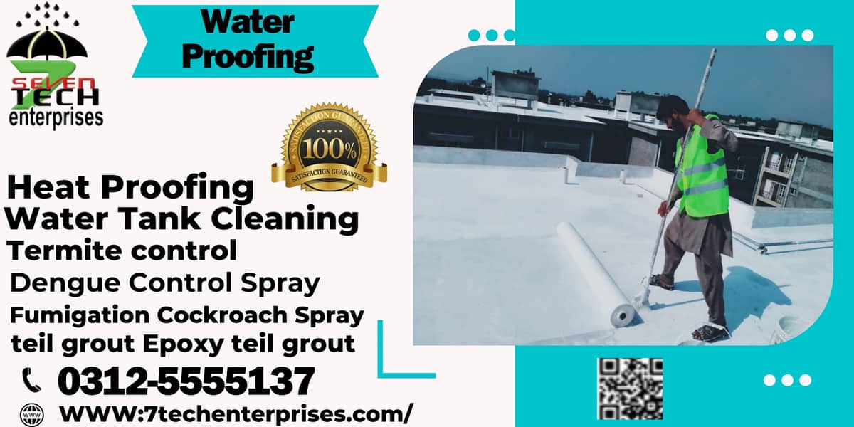 Water Tank Cleaning Service | Roof Heat Proofing Water proofing | 6