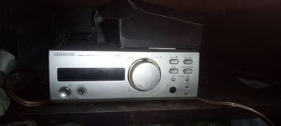 Kenwood amplifier and audionic spekr good sound . amplifier 2 chanel h