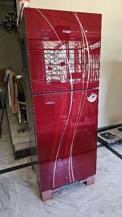Haier Refrigerator HRF 306 Glass Door Refrigerator in Good Condition