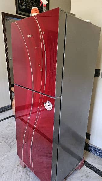 Haier Refrigerator HRF 306 Glass Door Refrigerator in Good Condition 1
