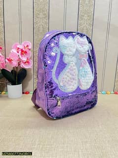 Nylon school bag for girls