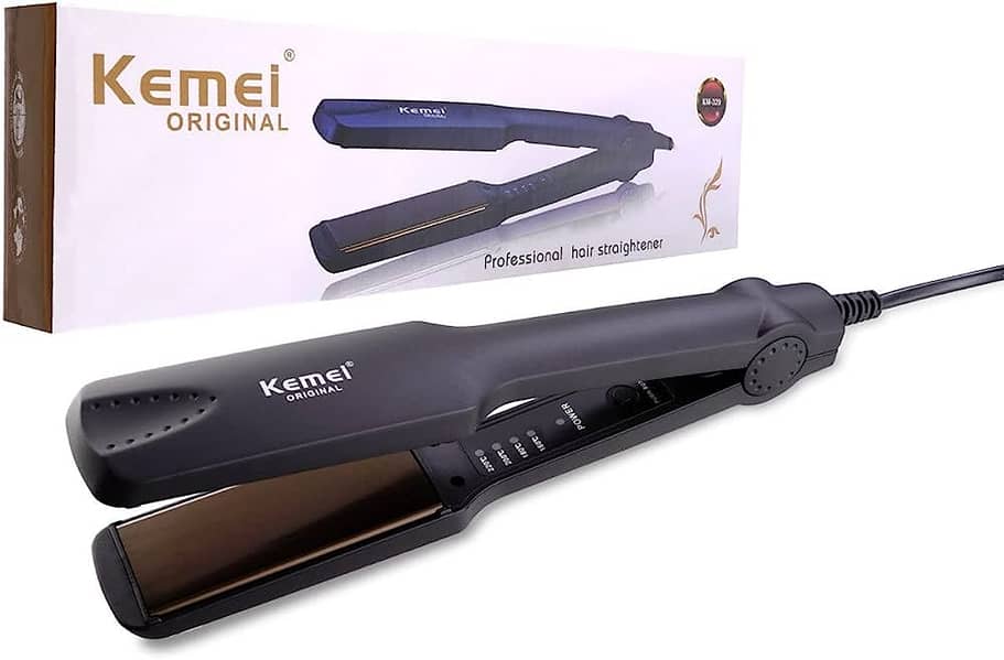 Straightener  Kemei Professional Hair Straightener Model KM-329 0