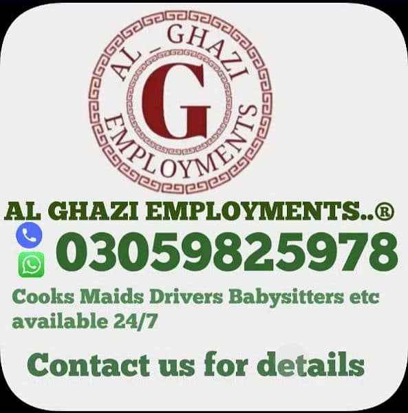 Maid Cook Driver Cheff available 0