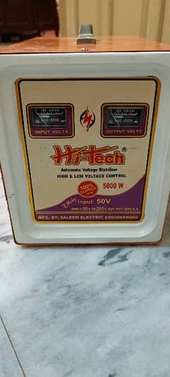 Hi-tech Stabilizer 5000Watts [ 1 month use only ] 0