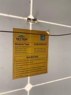 solar pannel 165 watt