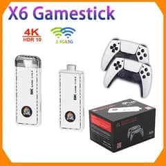 X6 Gamestick 64 Gb 8k 3D games  Including 40000+ games