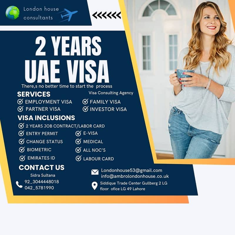 LONDON HOUSE graphic designer & Visa MANGER MALE& FEMALE /UK/USA/DUBIA 0