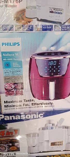 PHILIPS AIR FRYER NEW AVAILABLE AT LOWEST PRICE 8 LITER CAPACITY 1