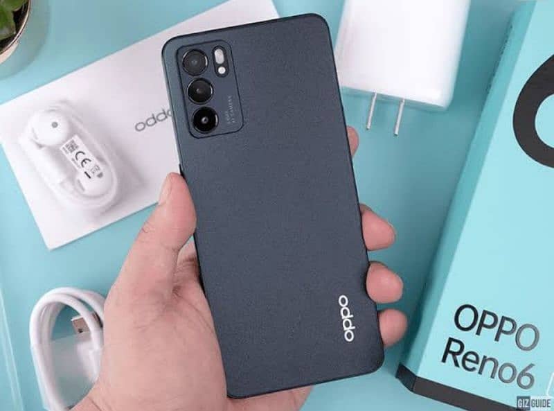 oppo Reno 6 black colour 0