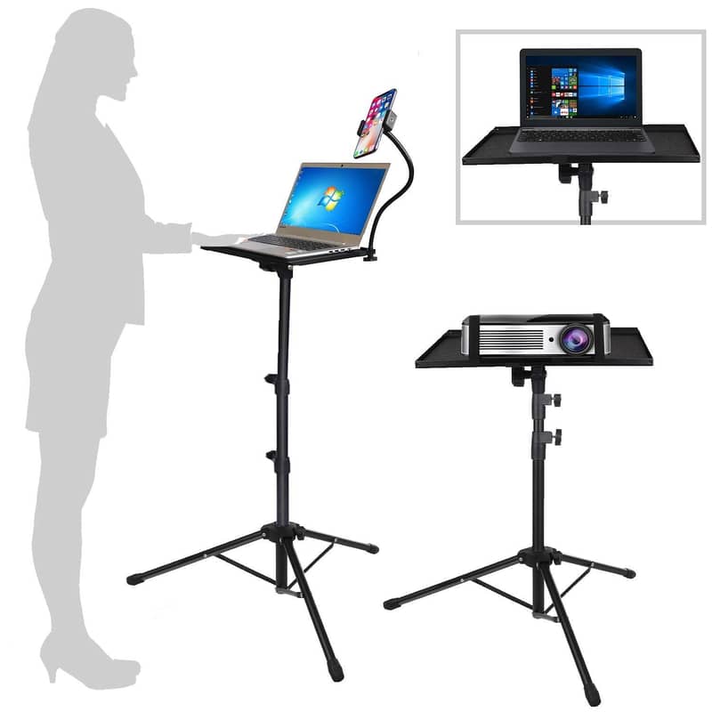 Portable Projector And Laptop Stand Table Tripod (Height Adjustable 45 1